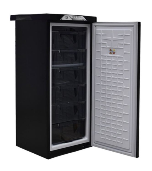 Морозильная камера Саратов 153 черный муар, 85л, 6 ящиков