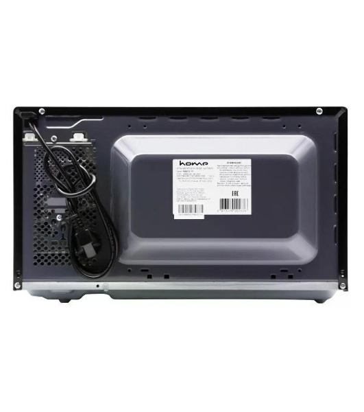 Микроволновая печь HOME HMM207BB черный, 20 л, 700 Вт, переключатели — поворотный механизм