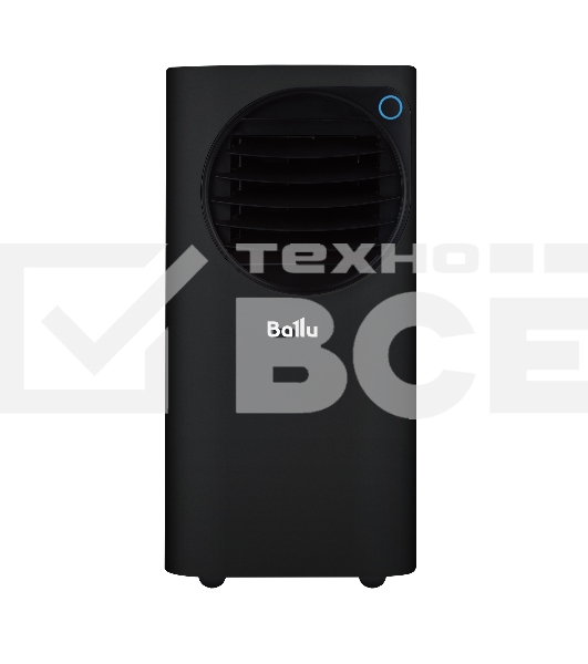 Кондиционер мобильный Ballu Eclipse BPAC-10 EPB/N6 10000 BTU, 24 м², 50 дБ, охлаждение, осушение, черный