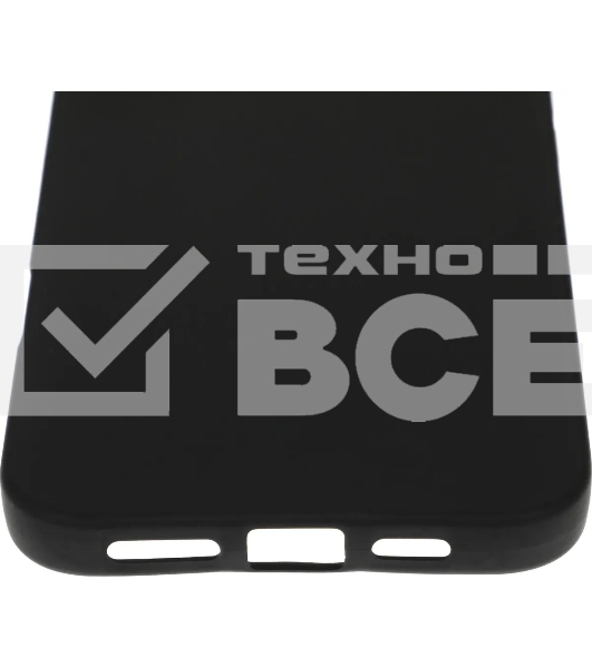 Чехол (клип-кейс) BoraSCO для Apple iPhone 16 Plus Silicone Case черный (73521)