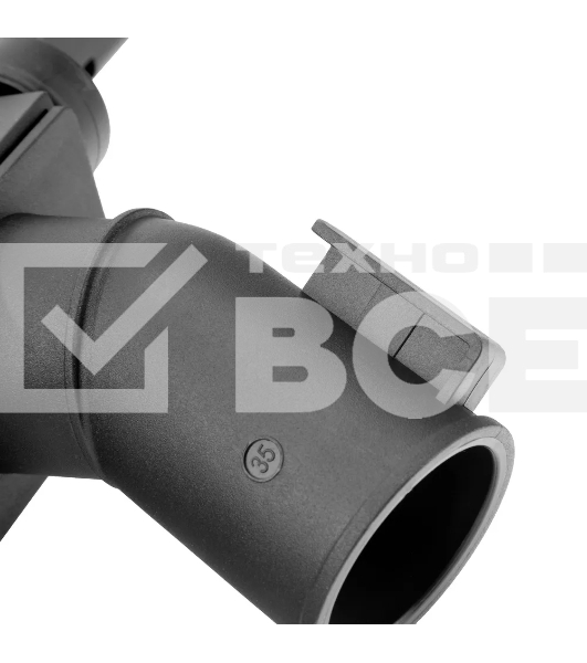 Щетка-насадка строительная Denzel 28221 широкая для пылесосов 25,3х7,3 см