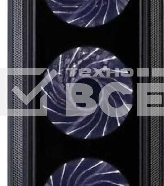 Компьютерный корпус Zalman i3 edge черный без БП ATX 3x120мм 2xUSB 2.0 1xUSB 3.0 audio bott PSU