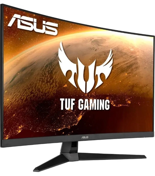 Монитор 31.5' ASUS TUF Gaming VG328H1B VA 1920x1080, 165 Гц, 1 мс (MPRT), изогнутый экран (1500R), 16:9, 250 кд/м², HDMI 2.0, VGA, 3.5 Jack, динамики (2x2 Вт), FreeSync Premium, черный