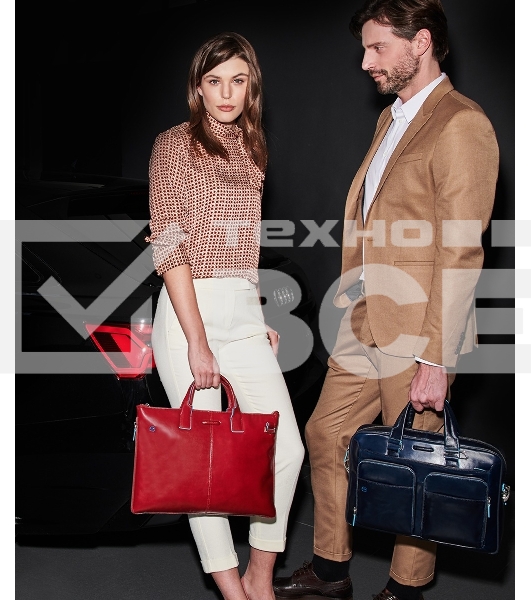 Сумка для ноутбука Piquadro Blue Square CA4021B2/R красный натур.кожа