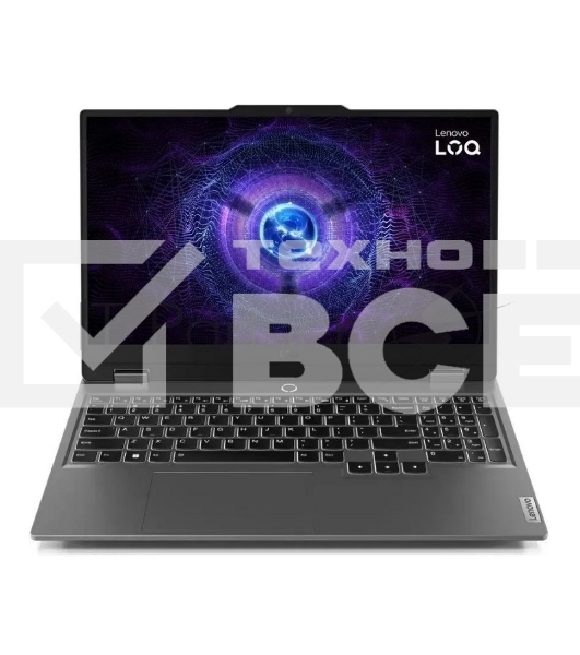 Ноутбук Lenovo LOQ 15IRX9/15.6' Full HD 1920x1080/Intel Core i7 13650HX/16 Gb/512 Gb SSD/nVidia GeForce RTX 3050 6GB/No OS/серый/2.38 кг