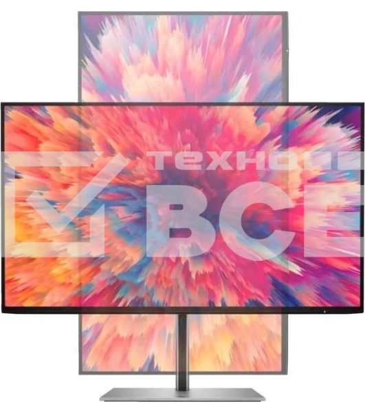 Монитор 23.8' HP Z24Q G3 IPS 2560x1440, 90 Гц, 5 мс, 16:9, 400 кд/м², HDMI 2.0, DP 1.4, USB Hub (4x USB 3.0), HDR10, черный и серебристый