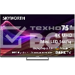 Телевизор Skyworth 75' 75X87G черный QD-Mini LED UHD 144Hz Smart TV 3GB/16GB, фото3
