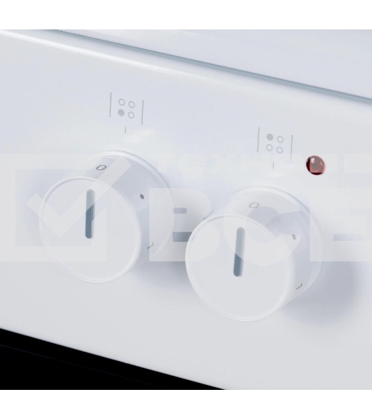 Плита электрическая Hansa FCEW53000 белый, конфорок 4 шт, духовка 68 л, 50 см x 85 см x 60 см