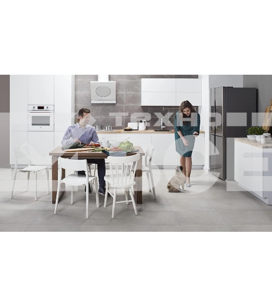 Холодильник Hansa FY418.3DFXC нержавеющая сталь трехкамерный 274/144л морозилка снизу