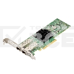 Сетевой контроллер NetXtreme P210p BCM957412A4120AC 10Gb Dual Port SFP PCI-E LP SGL (BCM957412A4120AC) SGL NX-E Dual-Port 10GbE SFP+ Ethernet Adapter, фото 1