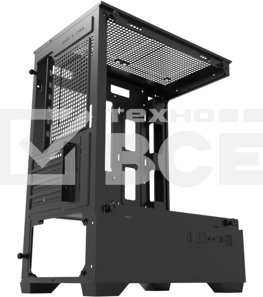 Корпус Bloody CC-125-BK, Mini-Tower, чёрный