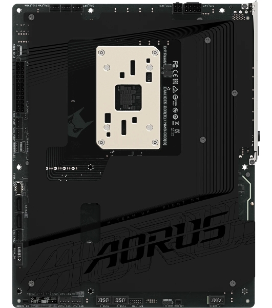 Материнская плата Gigabyte X870 AORUS STEALTH, AM5, AMD X870, 4xDDR5, 2xSATA, 4xM.2, 1xPCIe 5.0 x16, 1xPCIe 4.0 x16, 1xHDMI, 1x5Gb LAN, Wi-Fi 7, Bluetooth 5.4, 2xUSB-C 40Gbps (USB4), 1xUSB-C 10Gbps, 4xUSB-A 10Gbps, 4xUSB-A 5Gbps, 4xUSB-A 2.0, 3x3.5 мм + S/PDIF оптический, 7.1, ATX