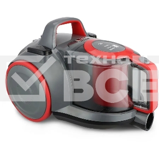 Пылесос BQ VC1809C красно-серый, 380/1800 Вт, уборка сухая, пылесборник контейнер 2.5 л