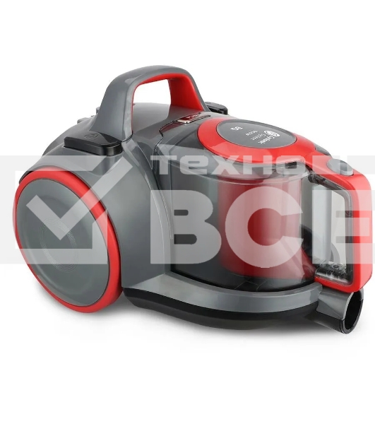 Пылесос BQ VC1809C красно-серый, 380/1800 Вт, уборка сухая, пылесборник контейнер 2.5 л