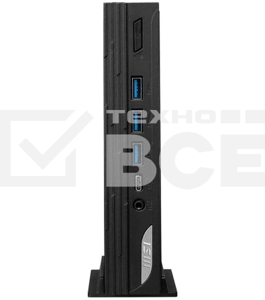 Компьютер Мини ПК MSI Pro DP10 12M Mini Core i3-1215U (1.2GHz), 8Gb DDR4 SO-DIMM, 256GB SSD M.2, Intel UHD Graphics 730, noDVD, WiFi, BT, 120W, VESA, COM Port, noOS, 1y war-ty