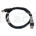 Кабель USB2.0 Cablexpert CC-USB2-AMAM-1.8M, AM/AM, экран, 28/26AWG, медь, Pro, 1.8м, черный, пакет, фото 1