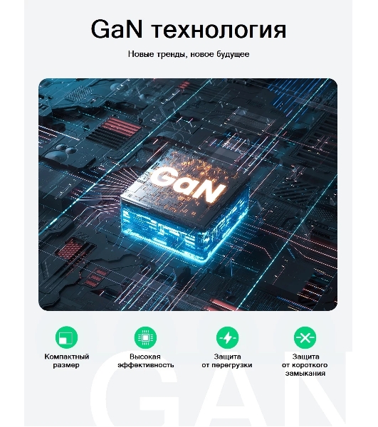 Сетевое зарядное устройство Ugreen CD244 (10335) Black