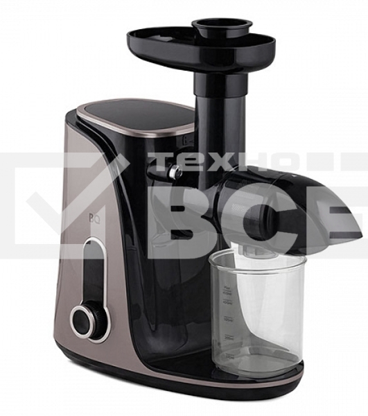 Соковыжималка шнековая BQ J2001 Black-Silver, Мощность 150 Вт