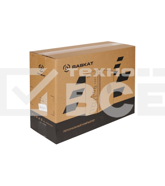 Компьютер Raskat Standart 300 (Intel Core i3 10100, RAM 16Gb, SSD 480Gb, no OS, kb+ms, white) 