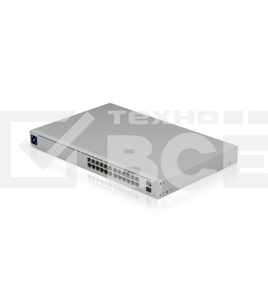 Коммутатор в стойку Ubiquiti UniFi Professional 24Port Gigabit Switch with Layer3 Features and SFP+ [USW-Pro-24-EU], 24х 1G RJ45, 2х 10G SFP+