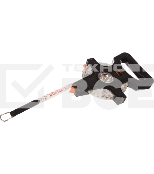 Рулетка Sparta геодезическая 30 мх12.5мм лента пвх открытый корпус