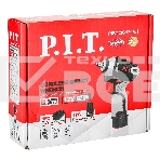 Гайковерт P.I.T. PIW12K-120A/1 аккум. патрон:квад.3/8