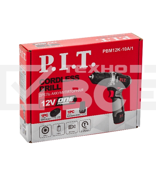 Дрель P.I.T. PBM12K-10A/1 X-DRIVER патрон:быстрозажимной реверс (PBM12K-10A/1)