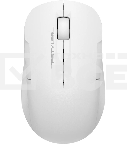 Мышь беспроводная A4Tech Fstyler FG15CS Air2 белый, 1200 dpi, радиоканал, USB, кнопки - 3