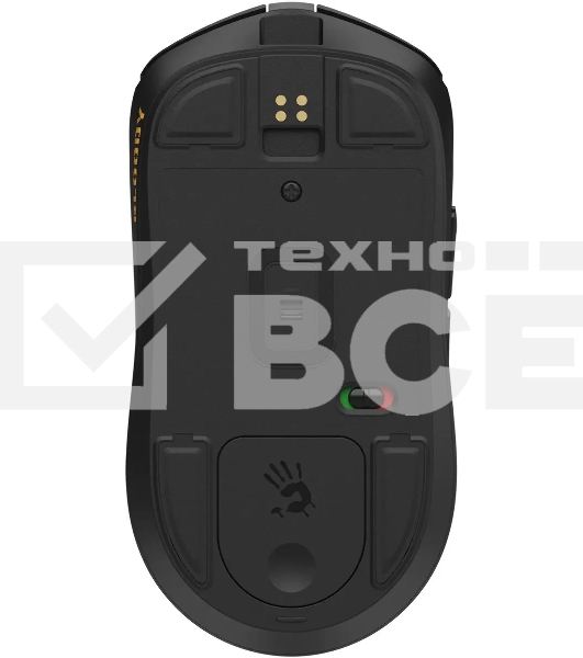 Мышь беспроводная/проводная A4Tech Bloody R72 Ultra Duo черный/рисунок, 20000 dpi, радиоканал, USB, кнопки - 7