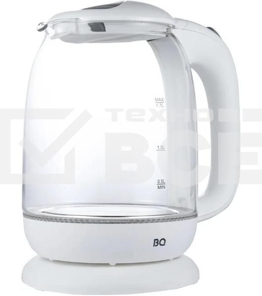 Чайник BQ KT1830G, 2200Вт, 1.7л, белый