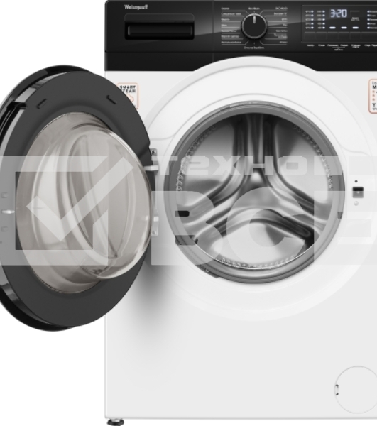Стиральная машина Weissgauff WM 61210 DC Inverter Steam белый, загрузка фронтальная 10,5 кг, 1200 об/мин, класс А+++