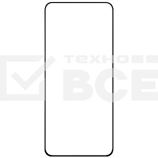 Защитное стекло для экрана Redline черный для Tecno Pova 6 Pro 2.5D 1шт. (УТ000038734)