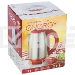 Чайник электрический ENERGY E-201 1,8 л, сталь, красный (164125), фото2
