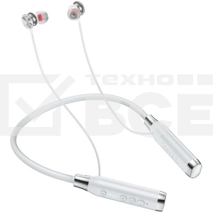 Беспроводные наушники HOCO ES62 Pretty, Bluetooth, 800 мАч, серебристый