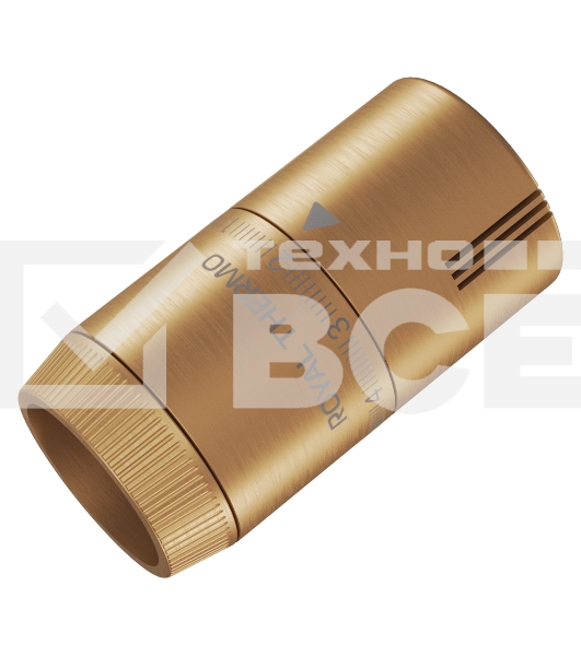 Термоголовка жидкостная Royal Thermo Design М30х1,5 (золото матовое)