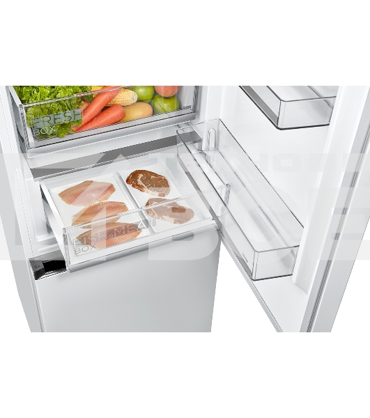 Холодильник Midea MDRB469MGF01I белый двухкамерный 223/123л морозилка снизу, No Frost