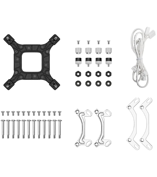 Система жидкостного охлаждения Deepcool LE360 PRO Wh ARGb Soc-AM5/AM4/1200/1700/1851 белый 4-pin 19-33dB Al 300W 1817gr Ret (R-LE360PRO-WHAMMC-G-1)