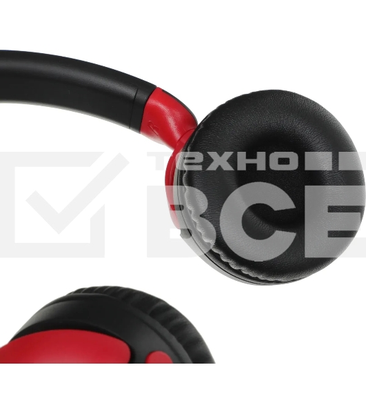 Наушники с микрофоном HyperX Cloud Mini черный/красный накладные BT оголовье (7G8F1AA)