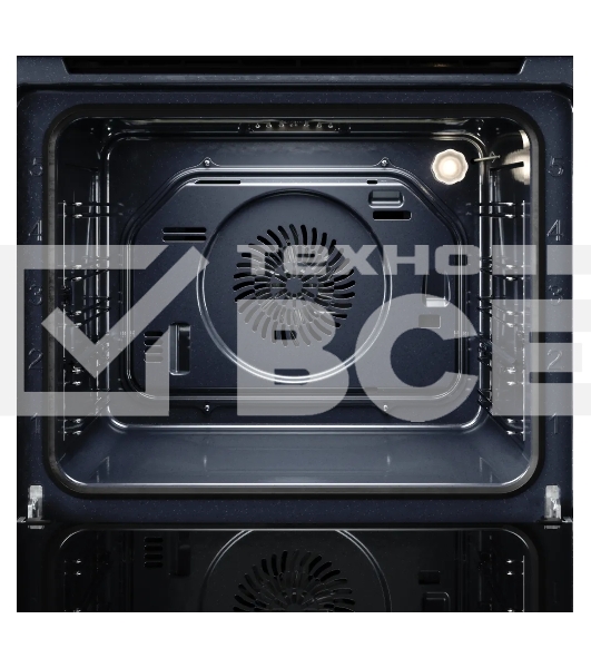Духовой шкаф Kuppersberg HO 606 X line, High-Tech, 78 л, поворотное управление, дисплей, таймер, 6 режимов, макс. температура 310 градусов, телескопические направляющие (на 1 уровень), цвет черный, цвет фурнитуры нержавеющая сталь