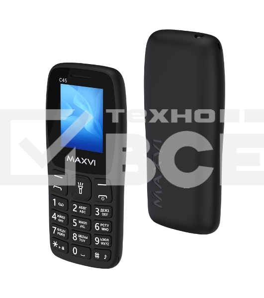 Мобильный телефон Maxvi C45 black