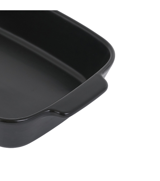 Форма для запекания MATTE BLACK прямоугольная 29,5х20,5х6,5см, жаропрочная керамика