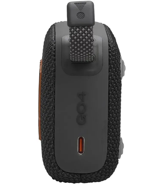 Колонка порт. JBL Go 4 черный/оранжевый 4.2W 1.0 BT
