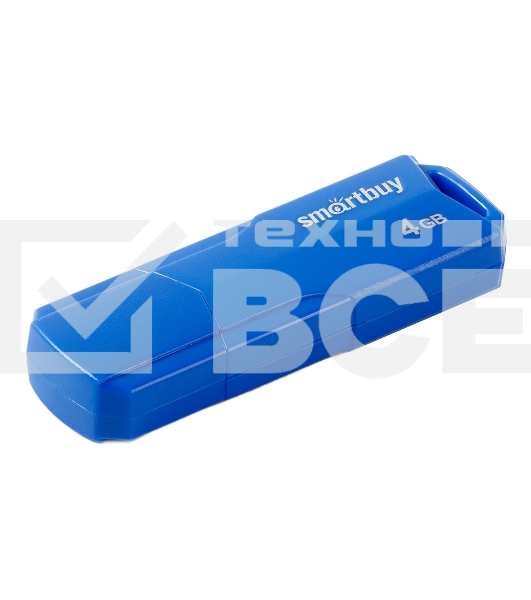 Флеш диск USB SmartBuy 4GB CLUE Blue (SB4GBCLU-BU)