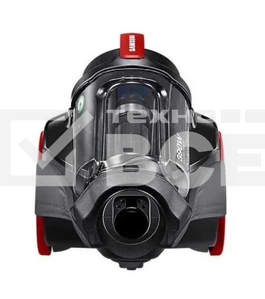 Пылесос Samsung VC15K4116VR/EV красный/черный, 390/1500 Вт, уборка сухая, пылесборник контейнер 1.3 л
