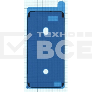 Водозащитная прокладка (проклейка) для iPhone 6s, черная
