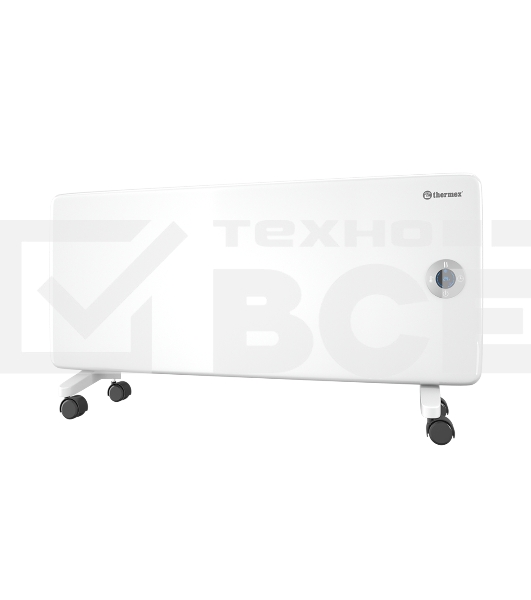 Конвектор Thermex Frame 2000E белый, 2000 Вт, 25 м2, термостат, дисплей