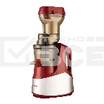 Соковыжималка шнекового типа Endever Sigma-102, красный/стальной, мощность 420 Вт, резервуар 1л, резервуар для мякоти 0,7 л, 2 шт./уп., фото 1