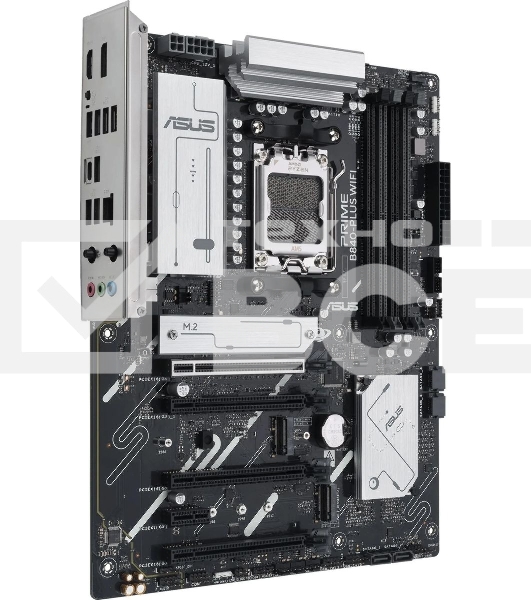 Материнская плата ASUS PRIME B840-PLUS WIFI, AM5, AMD B840, 4xDDR5, 4xSATA, 3xM.2, 1xPCIe 4.0 x16, 1xPCIe 3.0 x16, 2xPCIe 3.0 x16, 1xPCIe 3.0 x1, 1xDP, 1xHDMI, 1x 2.5Gb LAN, 8xUSB-A, 3x3.5 мм, 7.1, ATX
