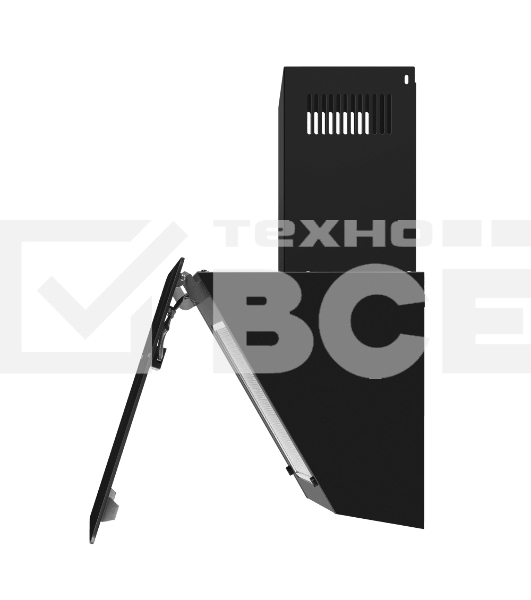 Вытяжка кухонная наклонная Maunfeld Astro 60 черный/черное стекло, управление сенсорное (1 мотор)