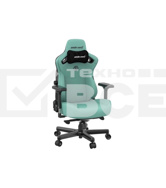 Кресло игровое Anda Seat Kaiser 3, цвет зелёный, размер L (120кг), материал ПВХ (модель AD12)